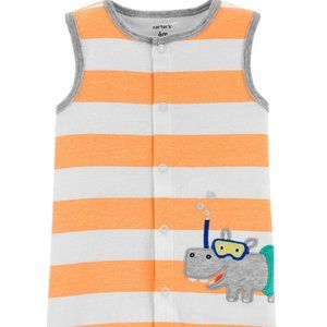 Newborn Hippo Romper Outfit